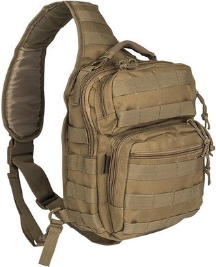 Однолямочный рюкзак тактический MIL-TEC Койот