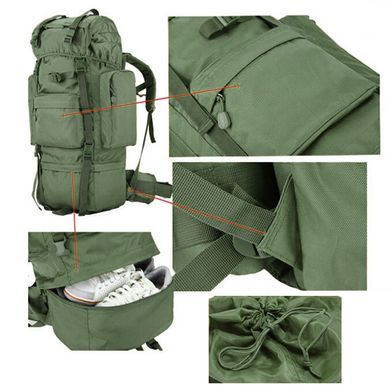 Рюкзак полевой с рамой 75L Olive