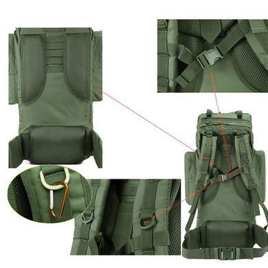 Рюкзак полевой с рамой 75L Olive