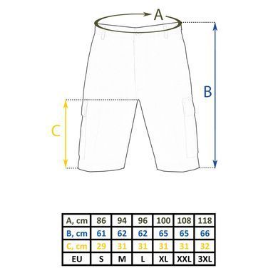 Шорты Бермуды Mil-Tec BERMUDA Olive, Olive, 3XL