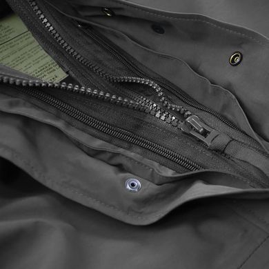 Куртка мембранная с флисовой подкладкой MIL-TEC Wet Weather Jacket Black