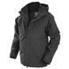 Куртка мембранная с флисовой подкладкой MIL-TEC Wet Weather Jacket Black