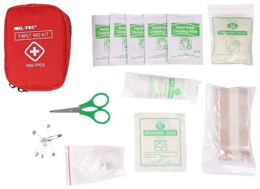 Аптечка першої допомоги MIL-TEC Mini Pack Red