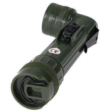 Тактический фонарь MIL-TEC Medium Anglehead Flashlight Olive