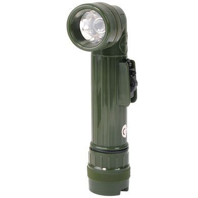 Тактический фонарь MIL-TEC Medium Anglehead Flashlight Olive