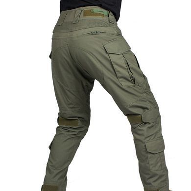 Боевые штаны с наколенниками IDOGEAR G3 Combat Pants Olive, Olive, S