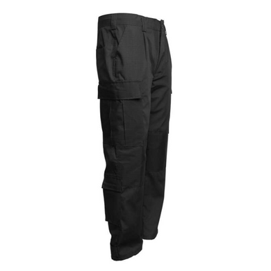 Брюки Мембрана Рип-Стоп под резинку зимние Черные, Black, 40