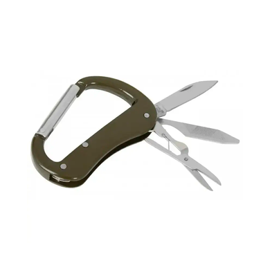 Туристический набор ножей MFH Knife Set with LED, Olive