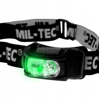 Ліхтар налобний MIL-TEC LED 4-Colour Headlight Black