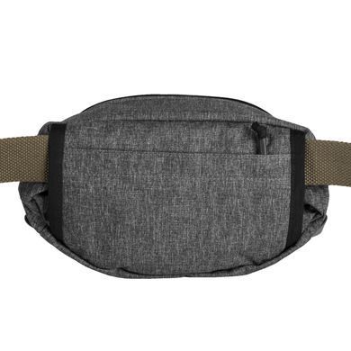 Сумка на пояс POSSUM WAIST PACK Nylon Black-Grey, Темно-сірий
