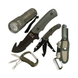 Туристический набор ножей MFH Knife Set with LED, Olive