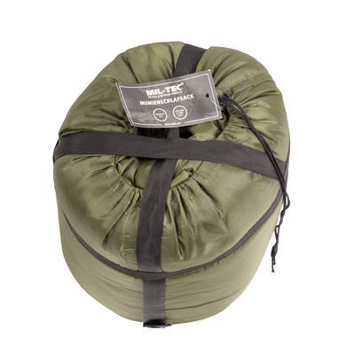Спальный мешок двухслойный MIL-TEC Mummy Sleeping 2-Layer -10&deg;C Olive