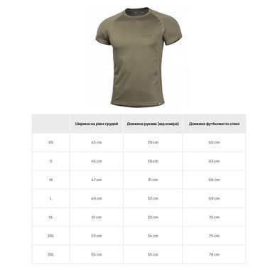 Футболка для тренировок Pentagon Body Shock Activity Shirt Olive Green, Olive Green, S