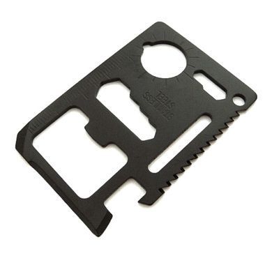 Карта-мультитул Survival Tool Card with Pouch Чорна