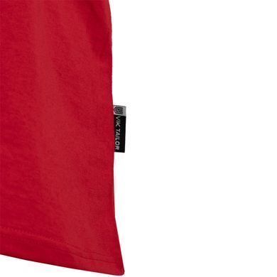 Футболка Vik-Tailor хлопковая Red, Красный, 44
