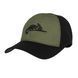 Бейсболка Helikon-LOGO CAP, Black\Olive Green