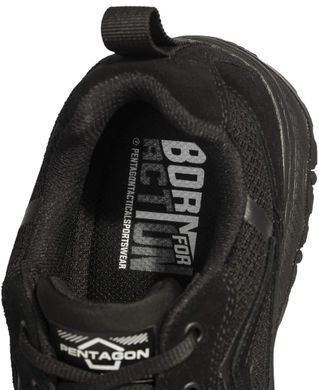 Кроссовки тактические Pentagon Scorpion V2 Suede 4" Black, Black, 40