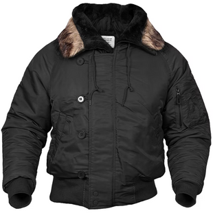 Куртка бомбер MIL-TEC US N2B Blackя, Black, L