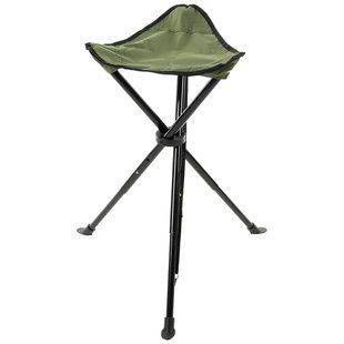 Стул-тринога складной MFH Folding Stool Olive