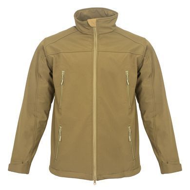 Куртка с липучками для шевронов Vik-Tailor SoftShell Coyote, Coyote, 44