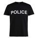 Футболка бавовняна MIL-TEC Police Чорна, Black, L