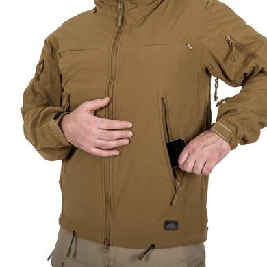 Куртка Helikon Cougar Softshell Windblocker QSA HID, Coyote, M