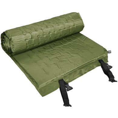 Каримат самонадувний MIL-TEC Self-inflatable Waffle Matress 186x53 cm Olive