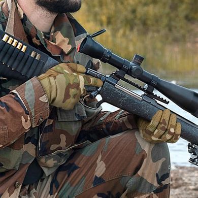 Тактические перчатки полнопалые с защитой Multicam, Multicam, S