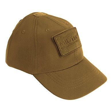 Бейсболка тактическая теплая MIL-TEC SoftShell Baseball Cap Dark Coyote