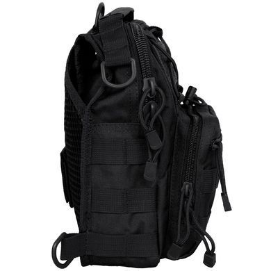 Single-strap backpack MFH Shoulder Bag Black