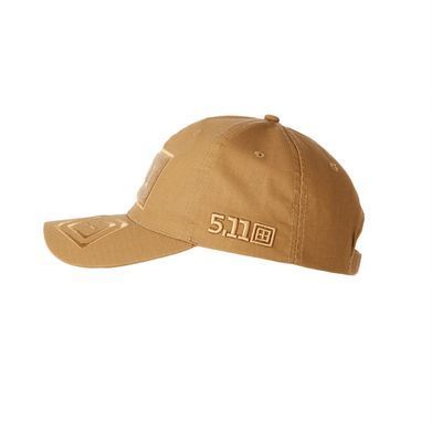 Бейсболка с регулятором 5.11 с липучкой Велкро Койот, one size, Coyote