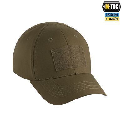 Бейсболка M-Tac Elite Flex Тактическая рип-стоп Темное олива, Dark olive, L/XL