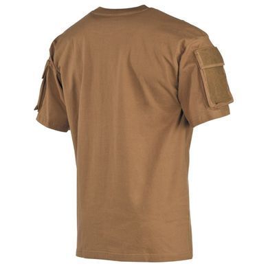 Футболка T-shirt MFH с карманами, Coyote, S