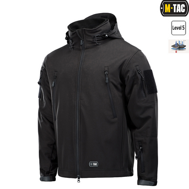 M-Tac куртка Soft Shell с подстежкой Black