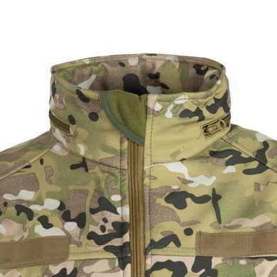 Куртка с липучками для шевронов Vik-Tailor SoftShell, MultiCam, 46