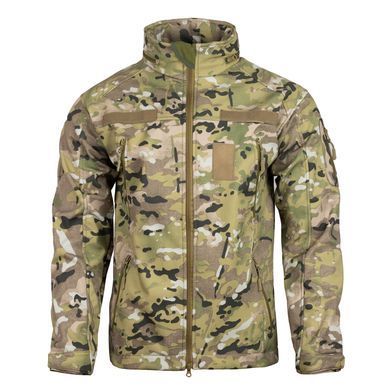 Куртка с липучками для шевронов Vik-Tailor SoftShell, MultiCam, 46