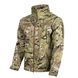 Куртка с липучками для шевронов Vik-Tailor SoftShell, MultiCam, 46
