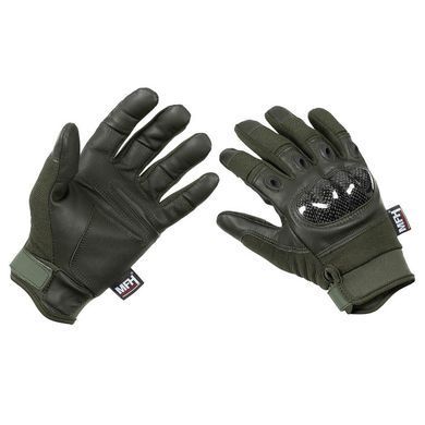 Перчатки MFH Tactical Gloves Mission - Olive, Olive, M