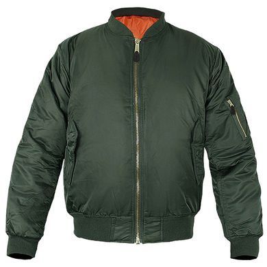 Куртка Бомбер льотна US BASIC MA1&reg; FLIGHT JACKET Оливкова, Olive, L