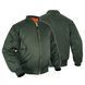Куртка Бомбер льотна US BASIC MA1&reg; FLIGHT JACKET Оливкова, Olive, L