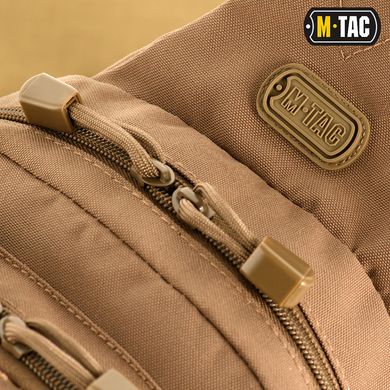 Однолямочный тактический рюкзак сумка M-TAC ASSISTANT BAG Койот