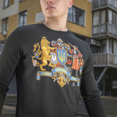 M-Tac футболка Україна понад усе! длинный рукав Black