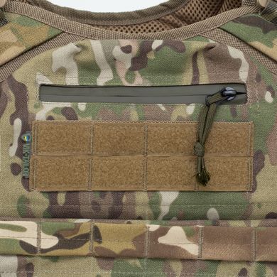 Плитоноска Vik-Tailor Skeletone с системой быстрого сброса Multicam
