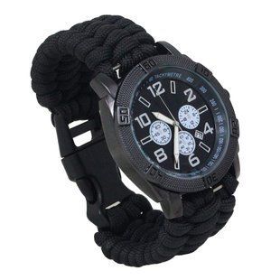 Часы с паракордом MIL-TEC Paracord Черные L