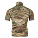 Тактична сорочка з коротким рукавом Vik-tailor UBACS Мультикам, Multicam, 44