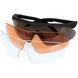 Окуляри балістичні SWISS EYE&reg; Raptor Black (3 лінзи)