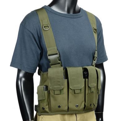 Розвантажувальний жилет MIL-TEC Mag Carrier Chest Rig Olive