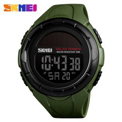 Спортивные часы на солнечной батарее Skmei 1405 Army Green