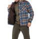 Рубашка Helikon Winter Warden Long Sleeve - Forest Blue Plaid, Голубой, M