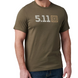 Футболка "5.11 THE FORGE UKRAINIAN FLAG TEE" (лимитированная серия) CHARCOAL HEATHER, Ranger Green, M